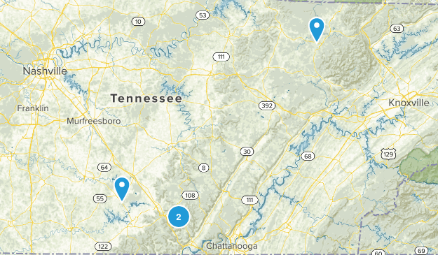 Tennessee Hikes To Do Map