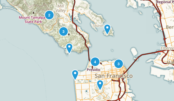Weekly Hikes Map
