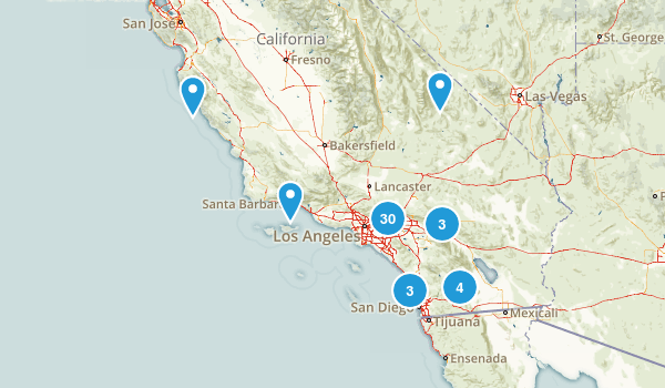 Emi's hikes Map