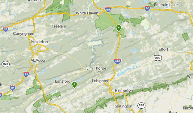 Lakes In Poconos Map Trails In The Poconos | List | Alltrails