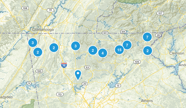 North Georgia Map