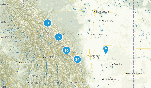 Planned Hikes Map