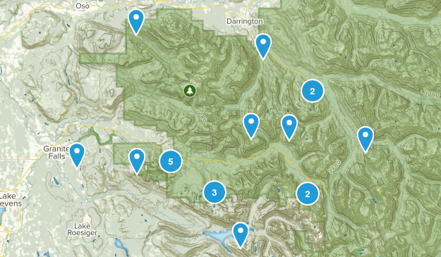 MOUNTAIN LOOP HWY Map