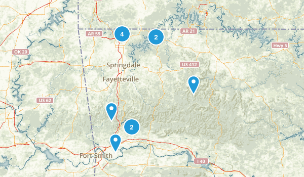 Longer Hikes Map