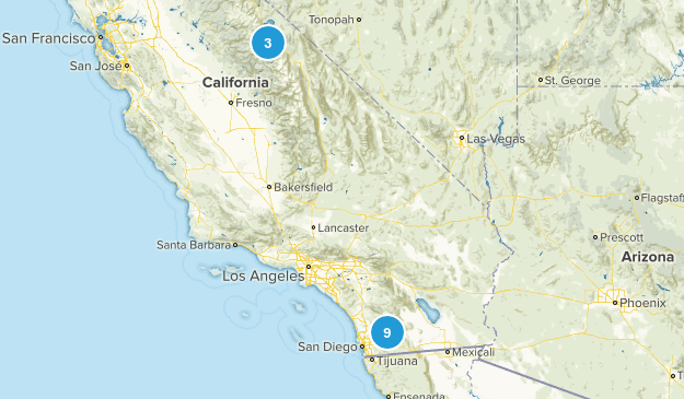 Hikes to do Map