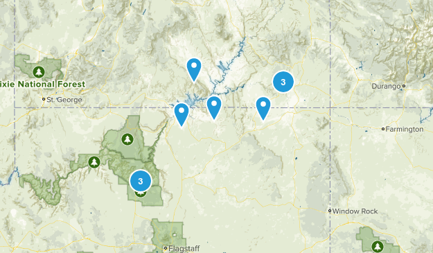 Grand canyon and nearby Map