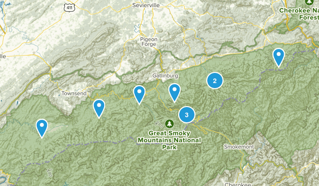 Smoky Mountains Trip Map