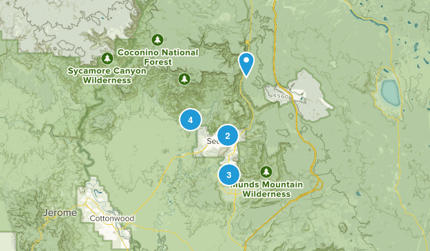 Sedona, AZ Map