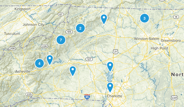 Kid hikes Map