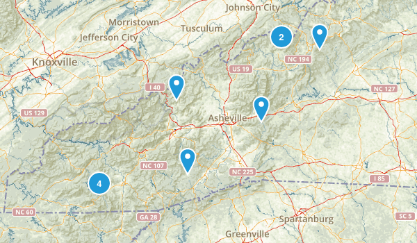 NC Trails Map