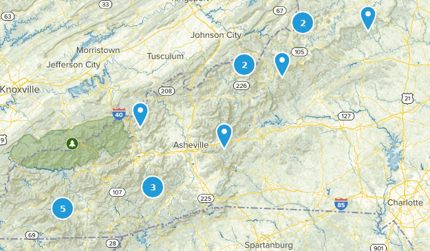 NC Trails Map