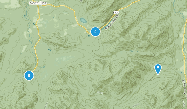 High Peaks Map