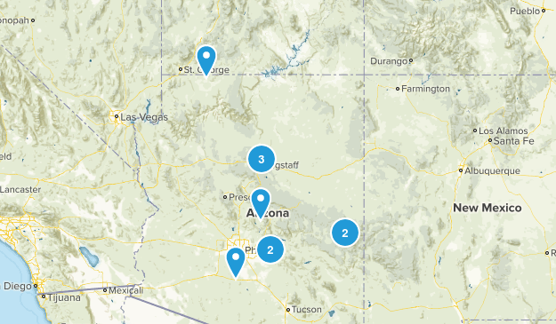 Upcoming Hikes Map