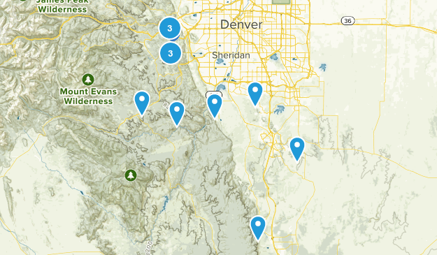 Close Hikes Map