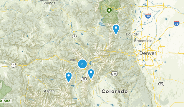 snowshoeing Map