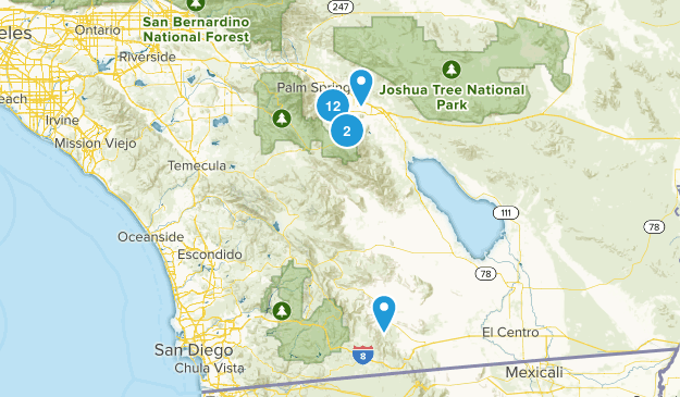 palm desert Map