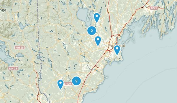 Snowshoeing Map