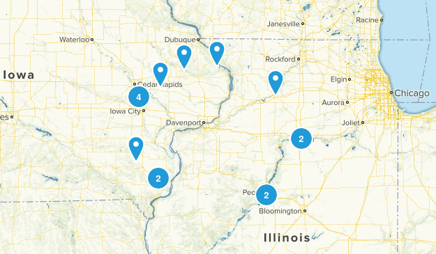 1-2 Hours Away Map