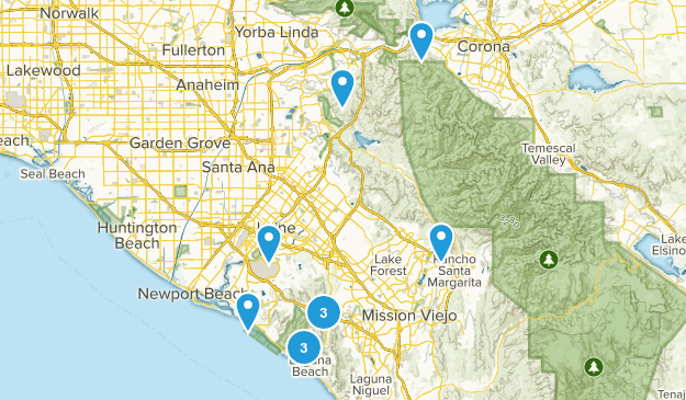 Short Hikes Map