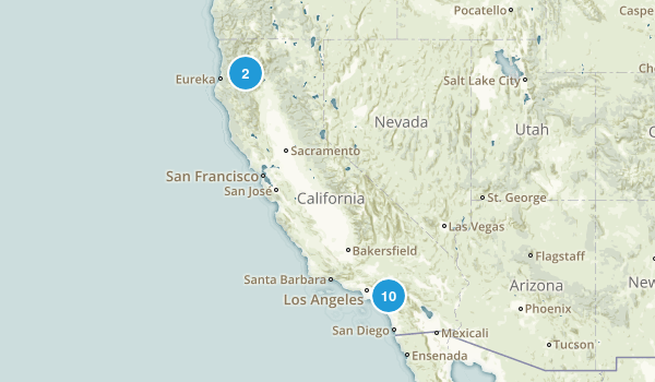 Long Hikes Map