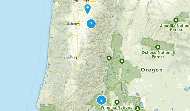 Oregon Trails Map