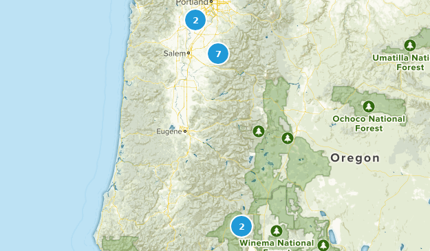 Oregon Trails Map