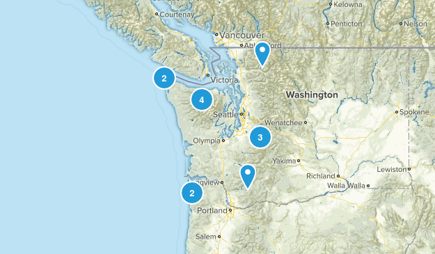 Easy Hikes Map