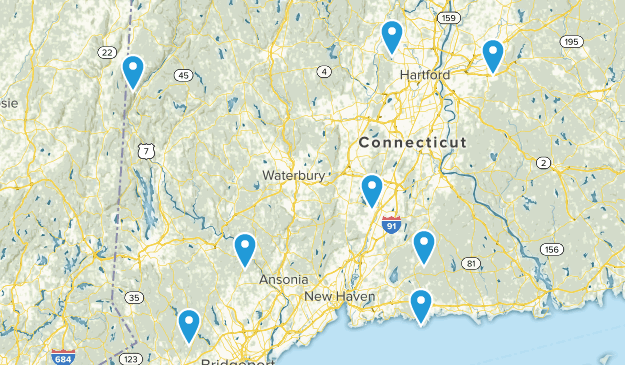 11 CT Unforgettable Places Trails Map