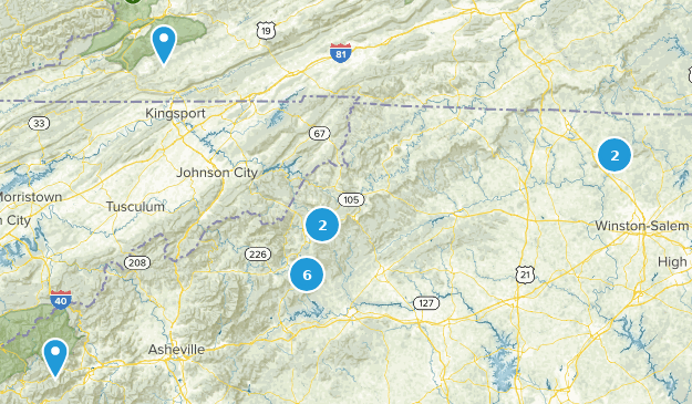 Hikes to Try Map