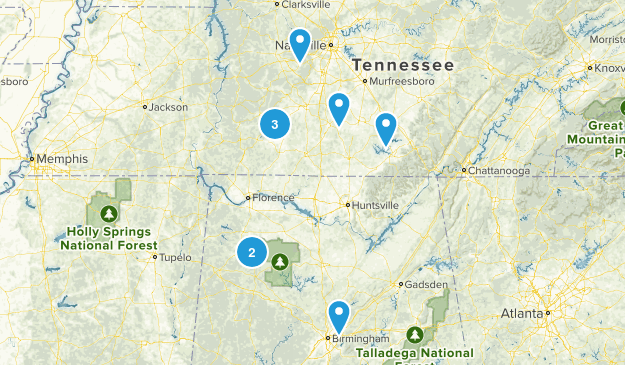 Waterfall Trails Map