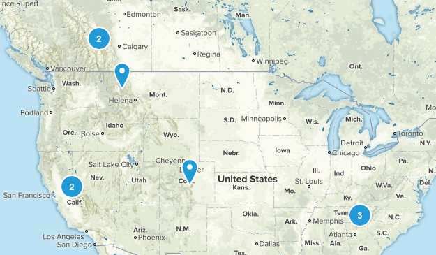 Trails Hiked Map
