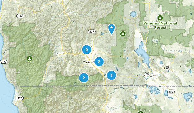 Spring/Fall hikes Map