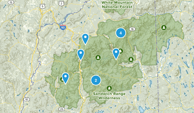 White Mountains Map