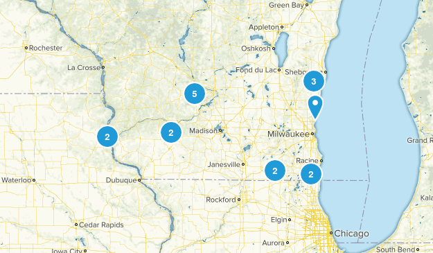 Wisconsin to do list Map