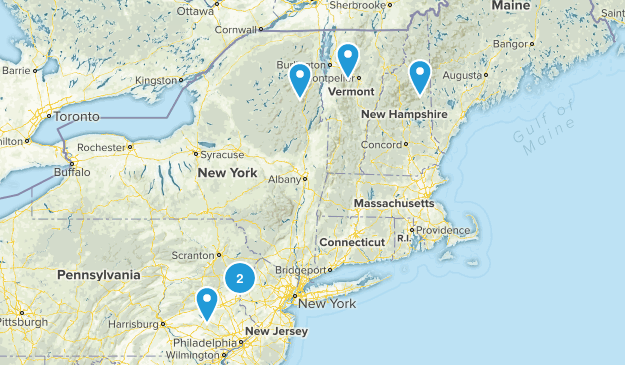 Weekend Hikes Map