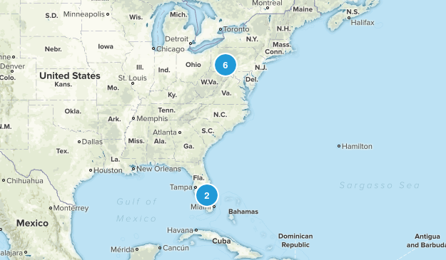 Overnight Trips Map