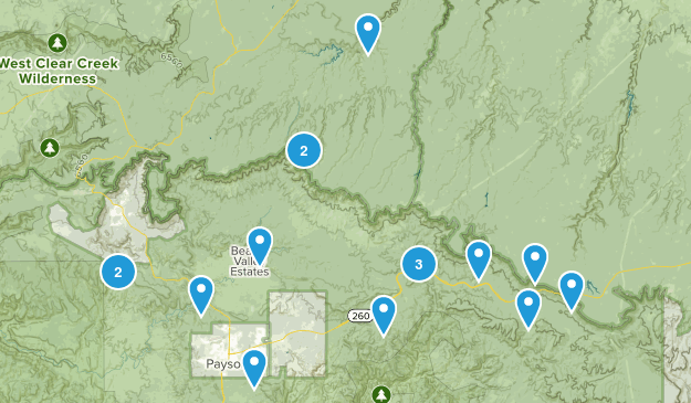 Payson/Rim area Map