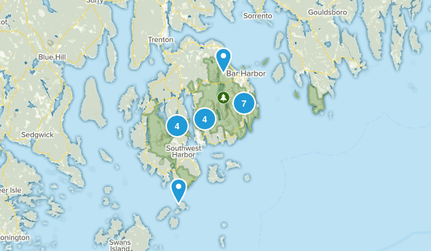 Acadia National Park Map
