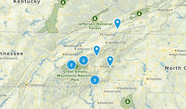 Hiking Goals Map
