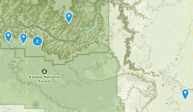 grand canyon Map