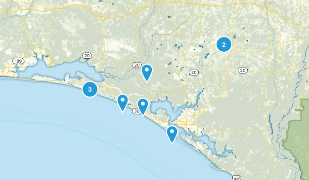 Panama Beach Map