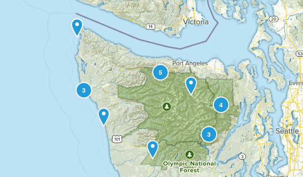 Olympic Peninsula Map