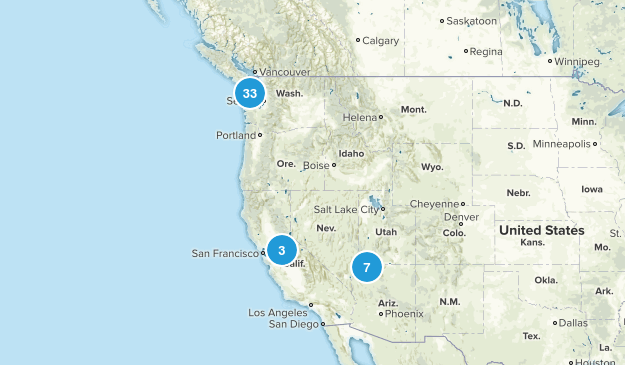 2017 Hikes Map
