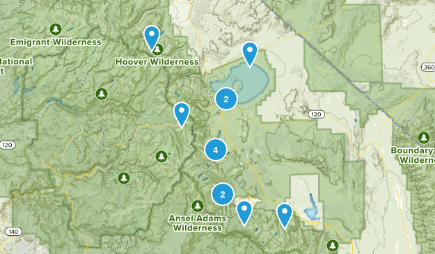 Mono/Mammoth Lakes Map