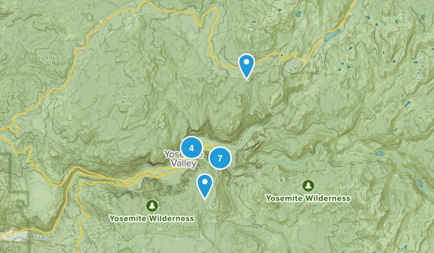 Yosemite Map
