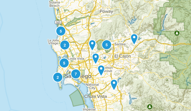 San Diego: easy Map