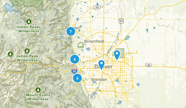 Denver Area Trails Map