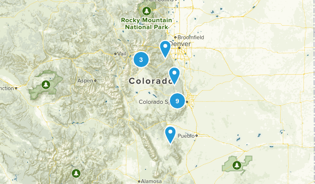 2017 Hikes Map