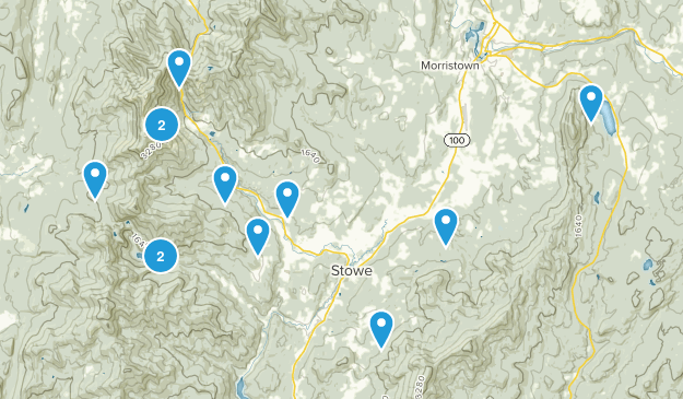 Stowe, VT Map