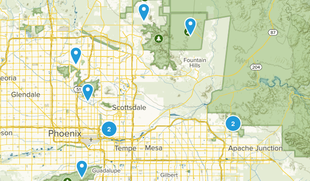 Phoenix area Map